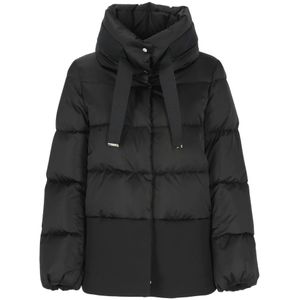 Herno, Dames, Jassen, Zwart, Maat: S