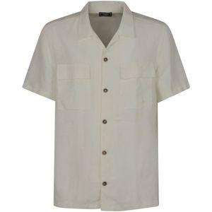 Peserico, Heren, Overhemden, Wit, Maat: M
