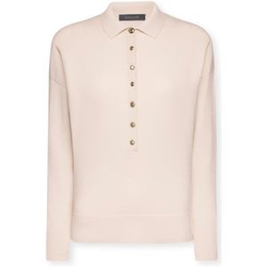 Elena Mirò, Dames, Truien, Beige, Maat: XS Viscose,