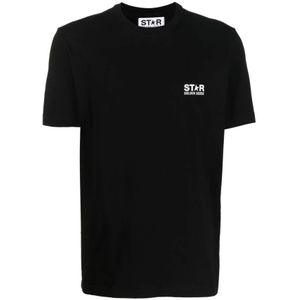 Golden Goose, Heren, Tops, Zwart, Maat: 2XL Katoen,