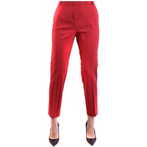 Pinko, Dames, Broeken, Rood, Maat: M Viscose,