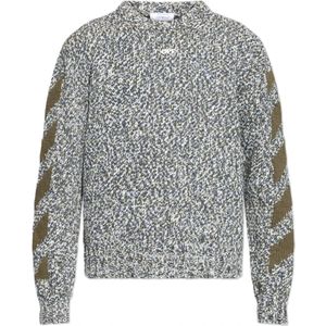 Off White, Heren, Truien, Grijs, Maat: L