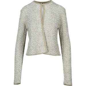 Fabiana Filippi, Dames, Truien, Grijs, Maat: S Katoen,