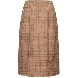 Silvian Heach, Dames, Rokken, Roze, Maat: 2XS Leer,