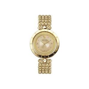 Versace EON Goud Roestvrij Stalen Horloge , Yellow , Dames , Maat: ONE Size
