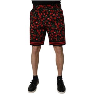Dolce & Gabbana, Heren, Korte broeken, Veelkleurig, Maat: M Katoen,