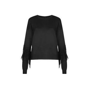 Pinko Trui met ronde hals , Black , Dames , Maat: M