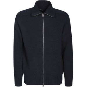 Tagliatore, Heren, Truien, Blauw, Maat: XL Wol,