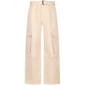 Jacquemus, Heren, Broeken, Beige, Maat: S