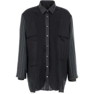 Maison Margiela, Heren, Overhemden, Veelkleurig, Maat: M Mohair,