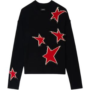 Zadig & Voltaire, Dames, Truien, Zwart, Maat: M