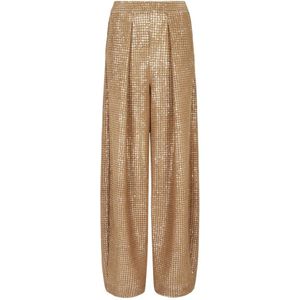 Giorgio Armani, Dames, Broeken, Beige, Maat: XS Jersey,