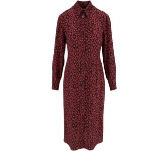 Aspesi, Dames, Jurken, Rood, Maat: S Katoen,