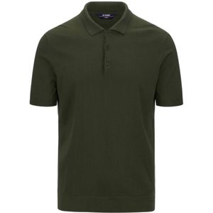 K-Way - Pleyne Polo - T-Shirt - Groen - Katoen