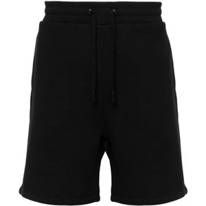 Ami Paris, Dames, Korte broeken, Zwart, Maat: S Katoen,