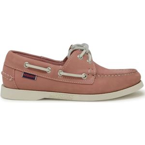 Sebago, Dames, Schoenen, Roze, Maat: 37 1/2 EU Leer,