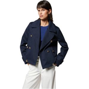 Silvian Heach, Dames, Jassen, Blauw, Maat: S Katoen,