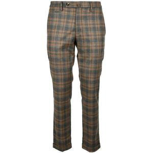 Michael Coal, Heren, Broeken, Veelkleurig, Maat: W30 Wol,