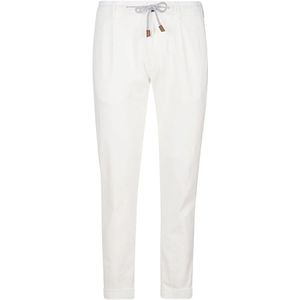 Eleventy, Heren, Broeken, Wit, Maat: W29 Katoen,