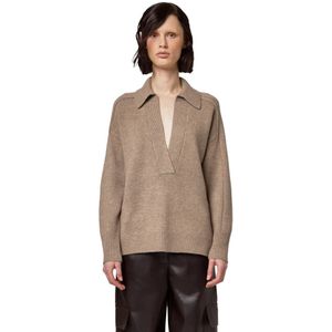 Alpha Studio, Dames, Truien, Beige, Maat: L Wol,