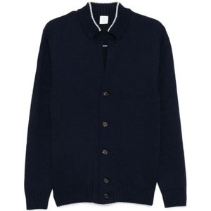 Eleventy, Heren, Truien, Blauw, Maat: L