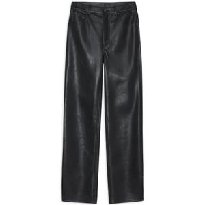 Anine Bing, Dames, Broeken, Zwart, Maat: W25 Leer,