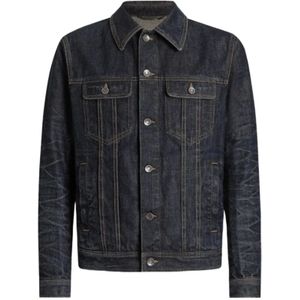 Dolce & Gabbana, Heren, Jassen, Blauw, Maat: L Denim,