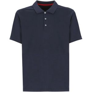 Fay, Heren, Tops, Blauw, Maat: M Katoen,