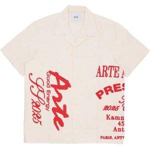 Arte Antwerp - Grafisch Shirt - Rood - 100% Katoen