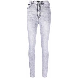 Philipp Plein, Dames, Jeans, Blauw, Maat: W30 Katoen,