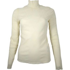 Hugo, Dames, Truien, Beige, Maat: M Polyamide,