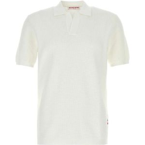 Orlebar Brown, Heren, Tops, Wit, Maat: S Viscose,
