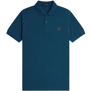 Fred Perry, Heren, Tops, Blauw, Maat: M Katoen,