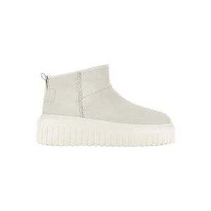 Hogan Witte Sneakers met H-Stripes , White , Dames , Maat: 38 EU