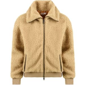 BomBoogie, Dames, Sweatshirts & Hoodies, Bruin, Maat: XS Fleece,