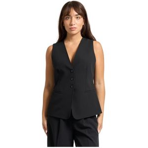 BOSS - Gilet - Verstelbaar - Stretchcrêpe