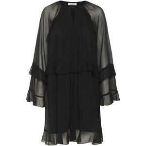 Soaked in Luxury, Dames, Jurken, Zwart, Maat: M