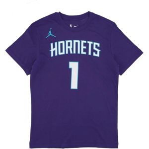 Jordan, Heren, Tops, Paars, Maat: 2XL