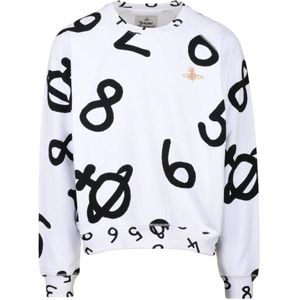 Vivienne Westwood, Heren, Sweatshirts & Hoodies, Wit, Maat: L Katoen,