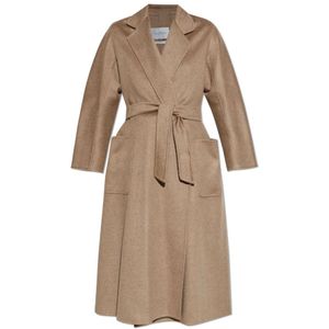 Max Mara, Dames, Mantels, Beige, Maat: S Kasjmier,