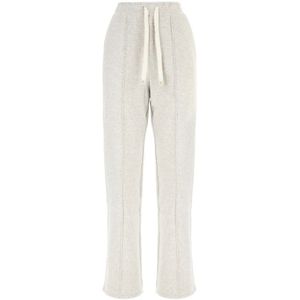 Weekend Max Mara, Dames, Broeken, Grijs, Maat: XS Katoen,