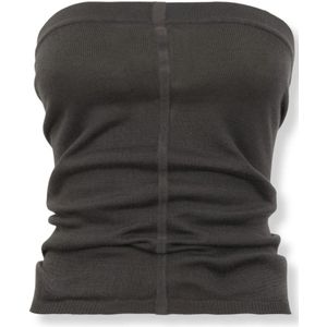 Rick Owens, Dames, Tops, Grijs, Maat: M Kasjmier,
