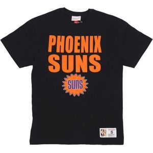 Mitchell & Ness, Heren, Tops, Zwart, Maat: M Katoen,