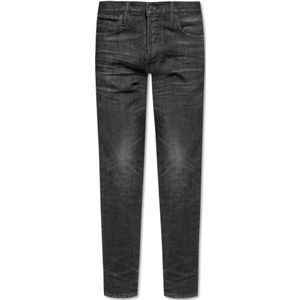 Tom Ford, Heren, Jeans, Zwart, Maat: W30 Denim,