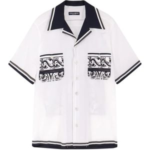 Dolce & Gabbana, Heren, Overhemden, Veelkleurig, Maat: XS Katoen,