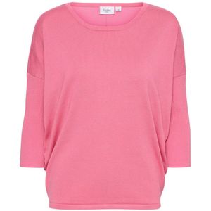 Saint Tropez - A2561 - R-Neck Pullover - Roze - Gebreide Trui