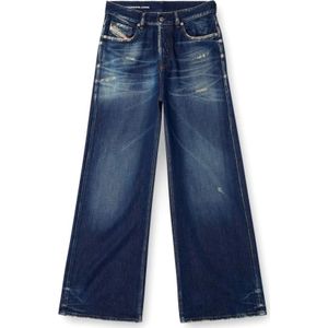 Diesel, Dames, Jeans, Blauw, Maat: W24 L32 Katoen,