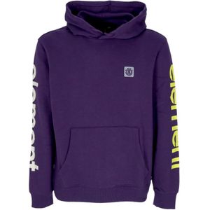 Element, Heren, Sweatshirts & Hoodies, Paars, Maat: M Katoen,