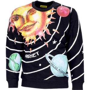 Market, Heren, Sweatshirts & Hoodies, Veelkleurig, Maat: M Katoen,