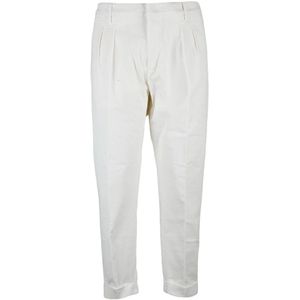 Dondup, Heren, Broeken, Wit, Maat: W29 Katoen,
